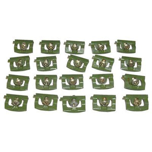 GMK2161715682S 1968-1970 DODGE CHARGER 20-PIECE REAR WINDOW REVEAL MOULDING CLIP SET