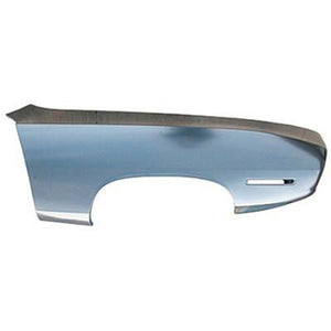 GMK2422100711R 1971-1971 PLYMOUTH BARRACUDA PASSENGER SIDE FRONT FENDER WITHOUT 'GILLS' FOR STANDARD BARRACUDA MODELS