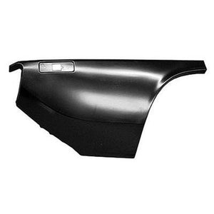 GMK242269072R 1970-1974 PLYMOUTH BARRACUDA PASSENGER SIDE LOWER QUARTER PANEL. TO USE FOR 1970-1971 MODELS THE SIDE MARKER MUST BE MODIFIED.