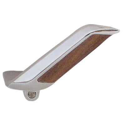 GMK3020441652L 1965-1966 FORD MUSTANG DRIVER SIDE WOODGRAIN INSIDE DOOR HANDLE FOR MODELS WITH PONY INTERIOR