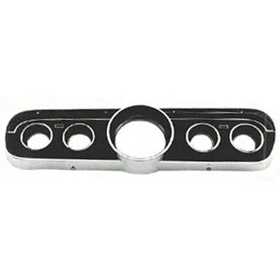 GMK3020523652 1965-1966 FORD MUSTANG INSTRUMENT BEZEL FOR GT MODELS- BLACK CAMERAIR CONDITIONINGASE FINISH