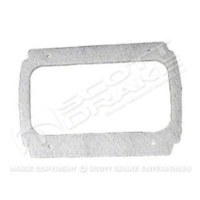 GMK302084364P 1964-1966 FORD MUSTANG DRIVER AND PASSENGER SIDE PAIR OF TAIL LIGHT BEZEL GASKETS