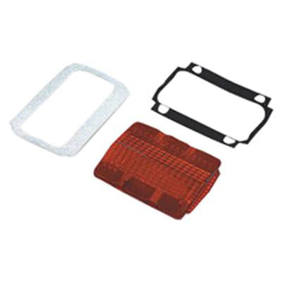 GMK302084564S 1964-1966 FORD MUSTANG DRIVER OR PASSENGER SIDE TAIL LIGHT LENS WITH GASKETS- 2 REQUIRED