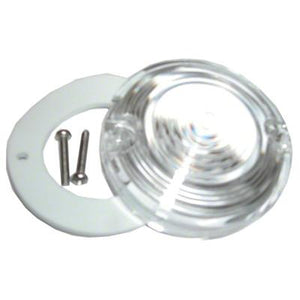 GMK302107067S 1967-1968 FORD MUSTANG DRIVER OR PASSENGER SIDE PARK LIGHT LENS WITH GASKET AND SCREWS- 2 REQUIRED