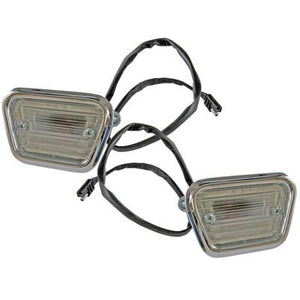 GMK302114068P 1968-1968 FORD MUSTANG DRIVER AND PASSENGER SIDE PAIR OF MARKER LIGHT ASSEMBLIES