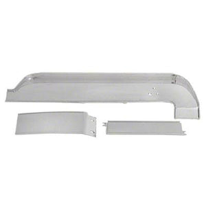 GMK3021523674S 1967-1967 FORD MUSTANG 3-PIECE CHROME DASH TRIM KIT WITHOUT INSERTS CONSISTING OF UPPER- CENTER- AND LOWER PANELS FOR VEHICLES WITH DELUXE TRIM- WITHOUT AIR