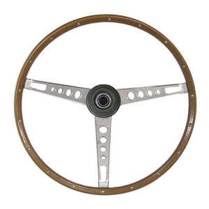 GMK3021540672S 1967-1967 FORD MUSTANG WOODGRAIN STEERING WHEEL ASSEMBLY