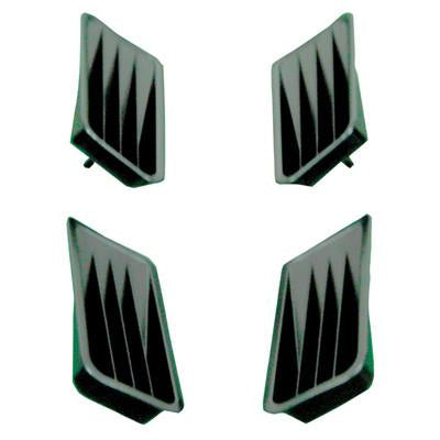 GMK302161567S 1967-1967 FORD MUSTANG 4-PIECE SET OF QUARTER PANEL ORNAMENTS