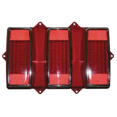 GMK302284569S 1969-1969 FORD MUSTANG DRIVER OR PASSENGER SIDE TAIL LIGHT LENS WITH INNER BEZELS FOR ALL MODELS EXCEPT SHELBY- 2 REQUIRED