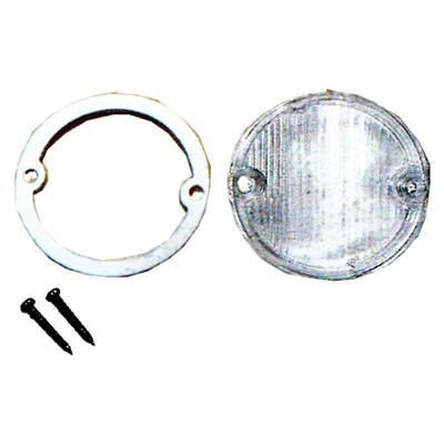 GMK302284769S 1969-1970 FORD MUSTANG DRIVER OR PASSENGER SIDE BACKUP LIGHT LENS AND GASKET- 2 REQUIRED