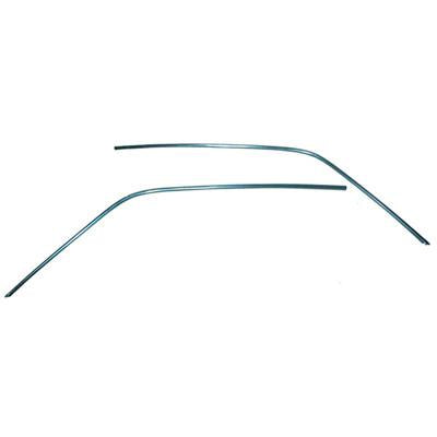 GMK3022925692P 1969-1970 FORD MUSTANG DRIVER AND PASSENGER SIDE PAIR OF LONG DRIP RAIL MOULDINGS FOR FASTBACK MODELS