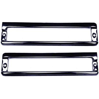 GMK401007663P 1963-1964 CHEV NOVA DRIVER AND PASSENGER SIDE PAIR OF PARK LIGHT BEZELS