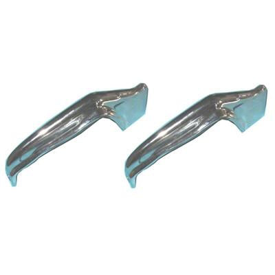 GMK401101566S 1966-1967 CHEV NOVA BUMPER GUARD FRONT- PAIR