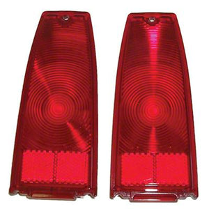 GMK401184566P 1966-1967 CHEV NOVA DRIVER AND PASSENGER SIDE PAIR OF TAIL LIGHT LENSES