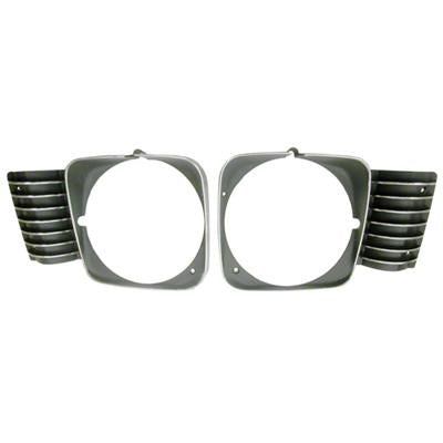 GMK401206069P 1969-1972 CHEV NOVA HEAD LIGHT BEZEL LH/RH PAIR