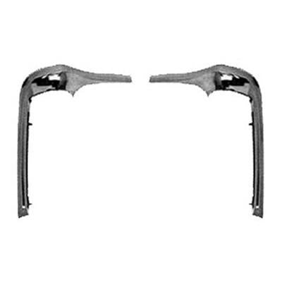 GMK401211568P 1968-1972 CHEV NOVA DRIVER AND PASSENGER SIDE PAIR OF EYEBROW MOULDINGS