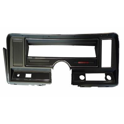 GMK401252369BB 1972-1972 CHEV NOVA DASH BEZEL FOR MODELS WITHOUT AIR CONDITIONING AND WITH SEAT BELT WARNING- FOR LATE 1972 PRODUCTION ONLY