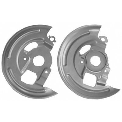 GMK401259570P DRIVER AND PASSENGER SIDE PAIR OF DISC BRAKE BACKING PLATES- FOR VEHICLES EQUIPPED WITH 1-PIECE BRAKE ROTORS