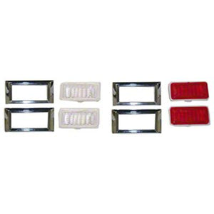 GMK4012905681S 1968-1968 CHEV CAMARO and 1968-1968 CHEV NOVA 20-PIECE MARKER LIGHT SET WITH NUTS FOR MODELS WITH 4 OR 6 CYLINDER ENGINES