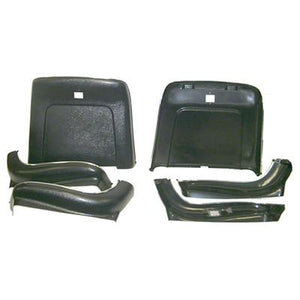 GMK4012559692UA 6-PIECE SET OF BLACK BUCKET SEAT TRIM PANELS WITH TRIM- EXCEPT MODELS WITH RECLINING SEAT