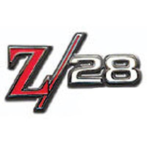 GMK4020130683L 1968-1968 CHEV CAMARO FENDER EMBLEM- 'Z-28'- 2 REQUIRED