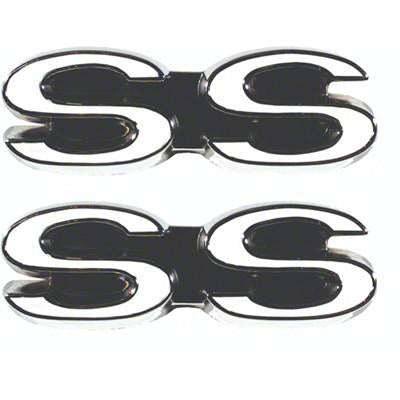 GMK4020130684P 1968-1968 CHEV CAMARO FENDER EMBLEMS- 'SS'- PAIR