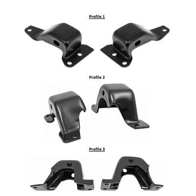 GMK4020335673P 1967-1968 CHEV CAMARO and 1968-1968 CHEV NOVA DRIVER AND PASSENGER SIDE PAIR OF ENGINE MOUNT BRACKETS FOR MODELS WITH BIG BLOCK V8