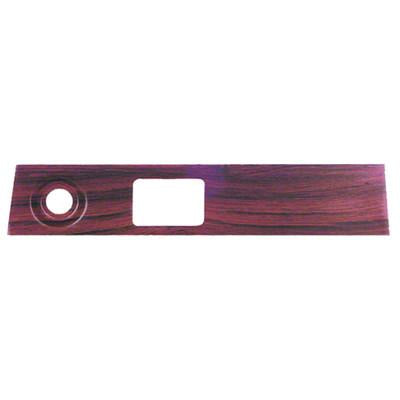 GMK4020523693L 1969-1969 CHEV CAMARO DRIVER SIDE DASH WOODGRAIN PLATE IN ROSEWOOD GRAIN FOR WIPER AND HEAD LIGHT SWITCH