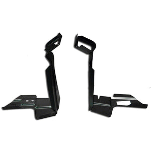 GMK4020704673P DRIVER AND PASSENGER SIDE PAIR OF TRUNK HINGE BRACKETS [PACKAGE TRAY EXTENSIONS] FOR COUPE MODELS