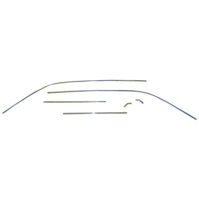 GMK4020925671S DRIVER AND PASSENGER SIDE DRIP RAIL MOULDING SET FOR COUPE MODELS- IMPROVED QUALITY