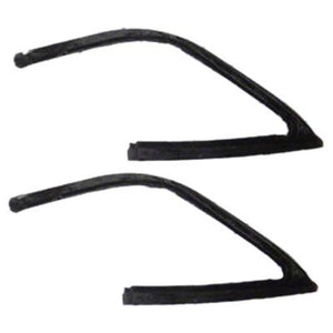 GMK4030418641P DRIVER AND PASSENGER SIDE PAIR OF VENT WINDOW WEATHERSTRIPS WITH DIVIDER POST SEALS FOR SEDAN- WAGON- AND ELCAMINO MODELS