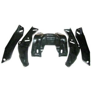 GMK403280768S 1968-1968 CHEV CHEVELLE BUMPER BRACKET SET REAR- EXCEPT WAGON- 5-PIECE SET