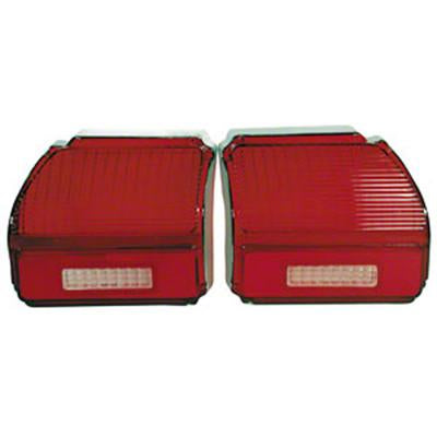 GMK403284569P DRIVER AND PASSENGER SIDE PAIR OF TAIL LIGHT LENSES FOR ALL EXCEPT WAGON MODELS