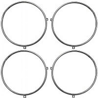 GMK404106258S 4-PIECE HEAD LIGHT RETAINING RING SET FOR ALL MODELS WITH 4-HEAD LIGHT SYSTEMS