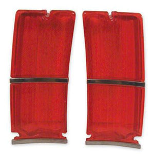 GMK4081845661P DRIVER AND PASSENGER SIDE PAIR OF TAIL LIGHT LENSES FOR WAGON AND ELCAMINO