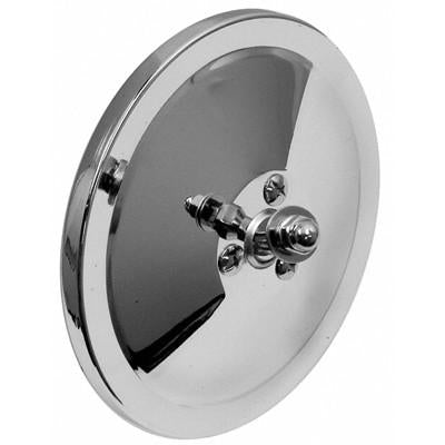 GMK4140410472 1947-1966 CHEV GMC PICKUP C/K BLAZER AND SUBURBAN DRIVER OR PASSENGER SIDE 5-INCH CHROME ROUND SMOOTH MIRROR HEAD