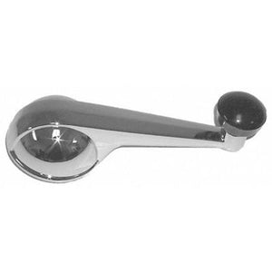 GMK414042154 1947-1966 CHEV GMC PICKUP C/K AND SUBURBAN WINDOW CRANK HANDLE WITH CHROME SHAFT AND BLACK KNOB