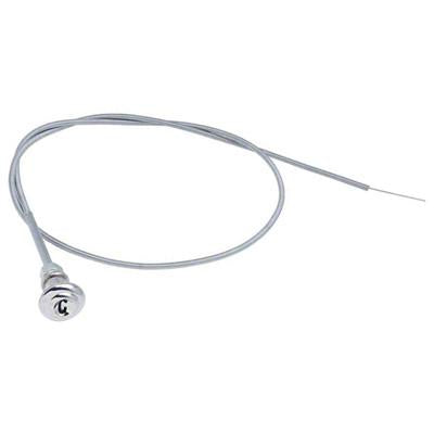 GMK4141523555 1955-1959 CHEV GMC PICKUP C/K AND SUBURBAN CHOKE CABLE WITH CHROME KNOB