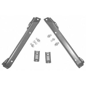 GMK414300571S BUMPER BRACKET SET- FRONT- RWD- 4-PIECES- WITH FRAME BOLTS