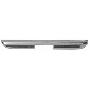 GMK4143800672 BUMPER FACE BAR REAR- CHROME- STEPSIDE/FENDERSIDE- WITHOUT PAD HOLES