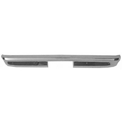 GMK4143800672 BUMPER FACE BAR REAR- CHROME- STEPSIDE/FENDERSIDE- WITHOUT PAD HOLES