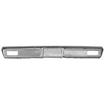 GMK4145000813 1981-1982 CHEV BLAZER FRONT BUMPER- CHROME- WITHOUT PAD HOLES