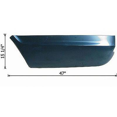 GMK417369067R 1967-1972 CHEV SUBURBAN QUARTER PANEL LOWER- RH- 39inL X 12inH