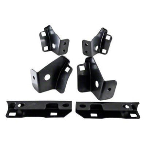 GMK432180770S 1970-1972 PONTIAC FIREBIRD DRIVER AND PASSENGER SIDE SET OF REAR BUMPER BRACKETS