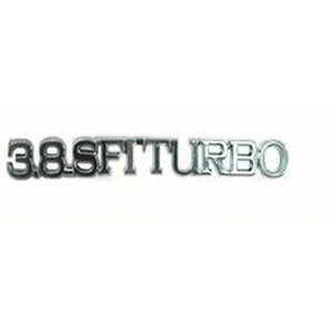 GMK446221584 1984-1987 BUICK REGAL_(1973-87) HOOD/TRUNK in3.8 SFI TURBOin EMBLEM [USE 3 PER CAR]