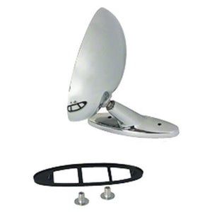 GMK453341070R DRIVER SIDE CHROME STANDARD NON REMOTE OUTSIDE REARVIEW MIRROR WITH INCLUDED MOUNT KIT