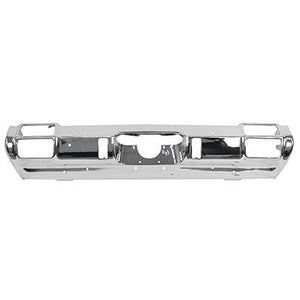 GMK4533800713 1971-1972 OLDSMOBILE CUTLASS BUMPER FACE BAR REAR CHROME WITHOUT EXHAUST CUTOUTS WITH GUARD HOLES