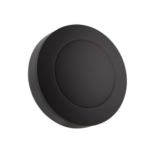 Black Billet Horn Button - 9 Hole