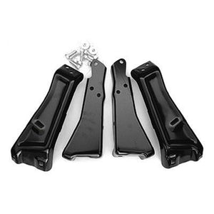 RRP3611 REAR BUMPER BRACKET 5 PIECE KIT- FLEETSIDE MODELS- INCLUDES INNER AND OUTER BRACKETS PLUS HARDWARE