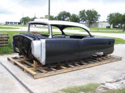 1955 Chevy 2-Door Hardtop Body Skeleton With Dash, Quarter Panels, Doors & Deck Lid